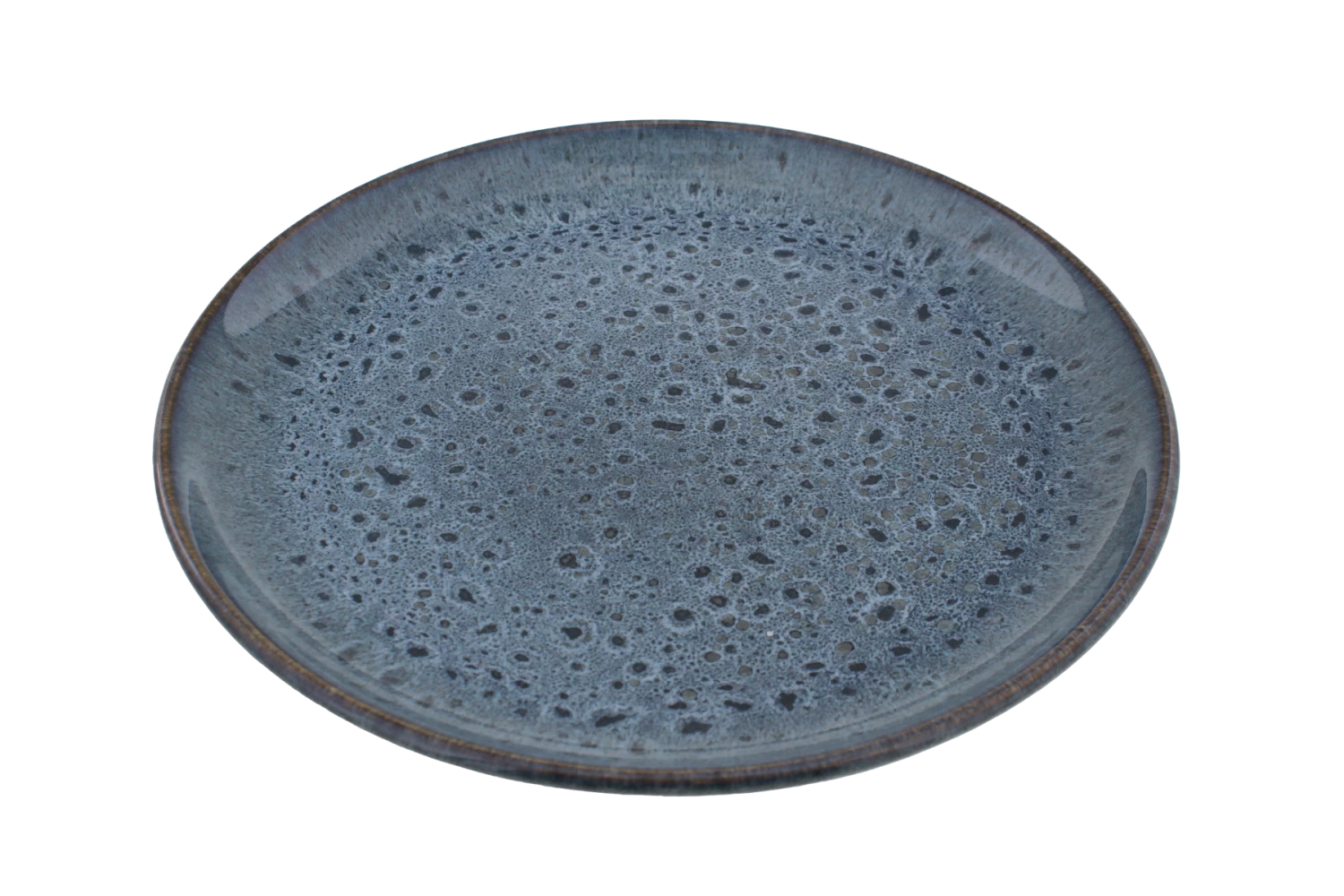 Oldenhof 1821 Dinerbord ø 27 Cm Aardewerk Indigo Spickel Blauw