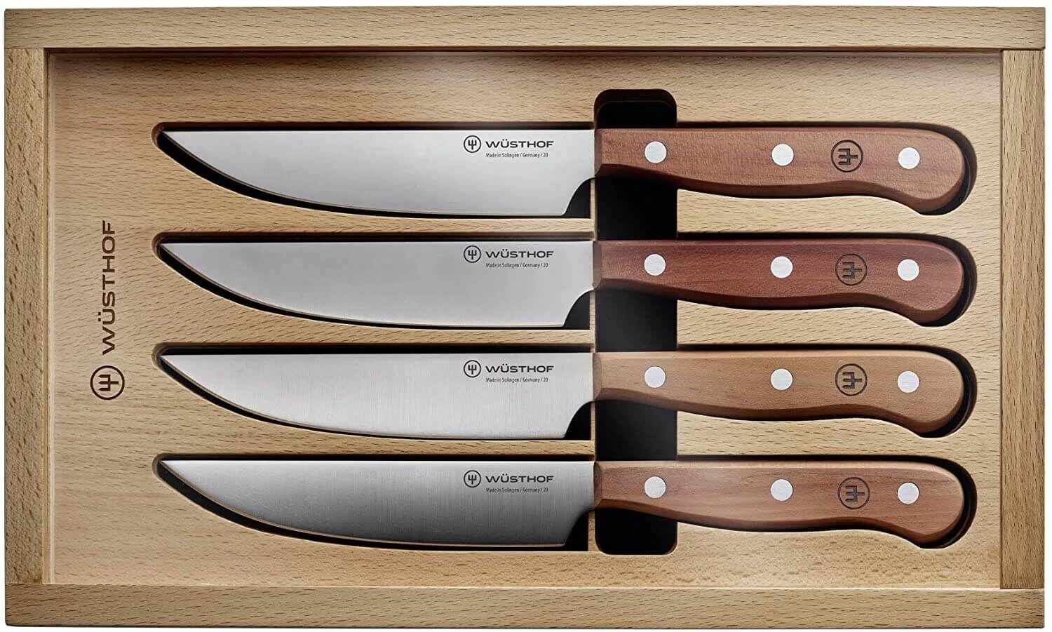 Wüsthof Steakmessenset Hout 4 Stuks - Afbeelding 2