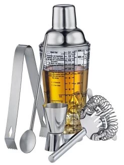 Cilio Cosmopolitan Cocktailset Rvs 5-delig