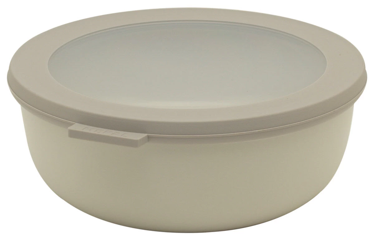 Mepal Cirqula Kom Met Deksel ø 19,5 Cm 1,25 Liter Kunststof Nordic White