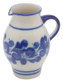 Oldenhof Karaf Met Schenktuit 1,5 Liter Keramiek Blauw
