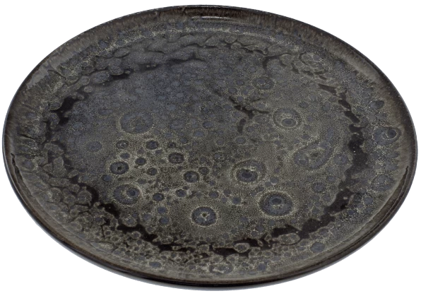 Oldenhof 1821 Pizzabord ø 33 Cm Aardewerk Spikkelblauw