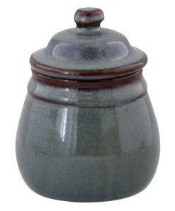 Oldenhof 1821 Suikerpotje Aardewerk Olijfgrijs