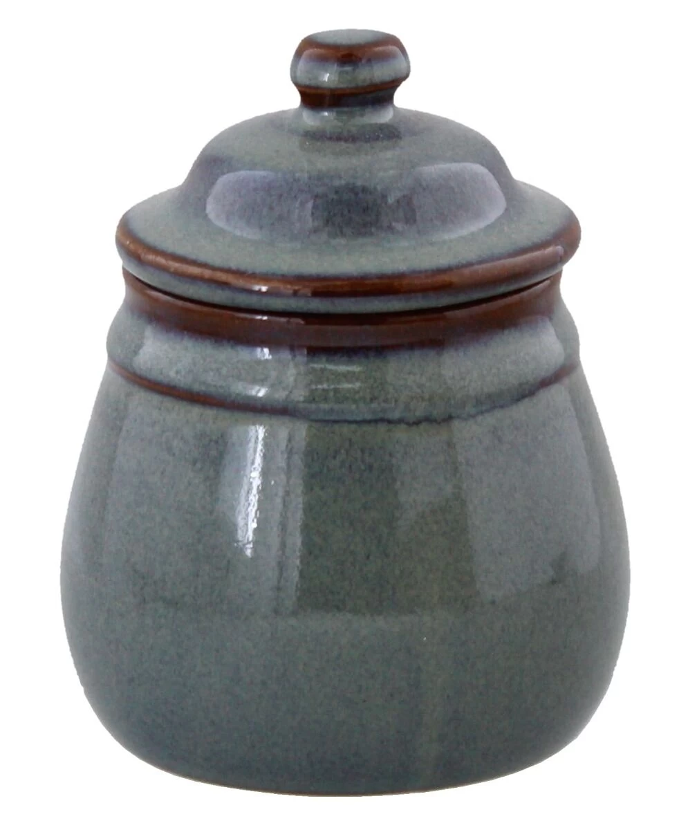 Oldenhof 1821 Suikerpotje Aardewerk Olijfgrijs