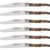 Laguiole En Aubrac Steakmes 11,5 Cm Woodstock 6 Stuks