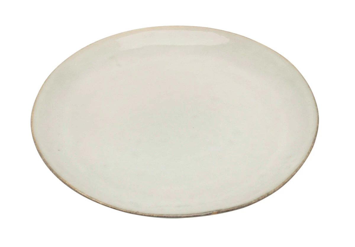 Broste Copenhagen Nordic Sand Dessertbord ø 20 Cm Aardewerk Wit