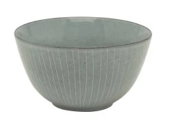 Broste Copenhagen Nordic Sea Schaal ø 20 Cm Aardewerk Blauw