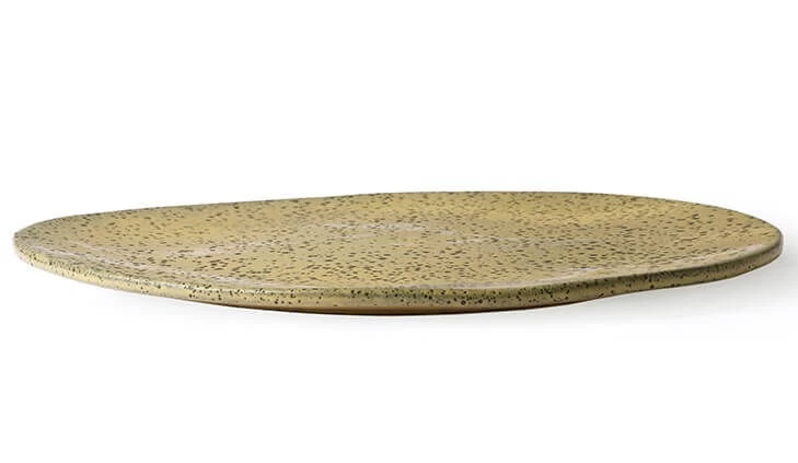 HK Living ACE6897 Gradient Dinerbord ø 29 Cm Aardewerk Geel 2 Stuks - Afbeelding 2