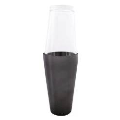 Point-Virgule Boston Shaker 750 Ml Rvs Glas Zwart
