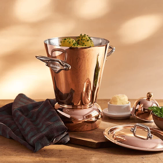 Mauviel M'30 Wijnkoelerstandaard 83 Cm Koper - Afbeelding 2