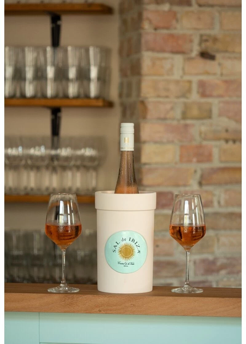 Sal De Ibiza Wijnkoeler Keramiek Wit - Afbeelding 2